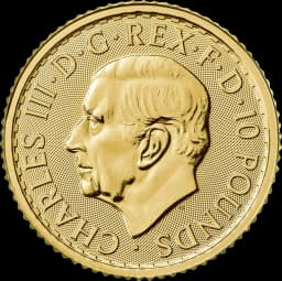 Britannia goud 1/10 troy ounce 1