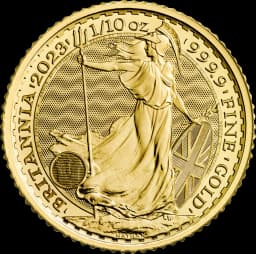 Britannia goud 1/10 troy ounce 2