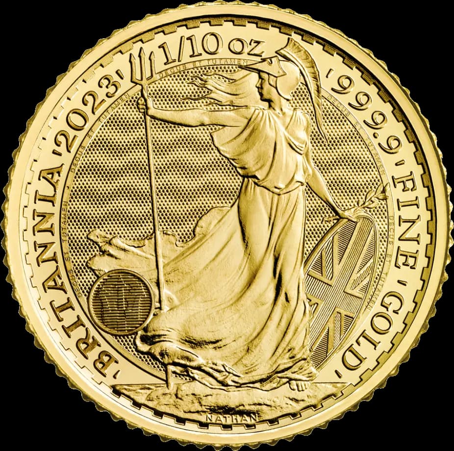 Britannia goud 1/10 troy ounce