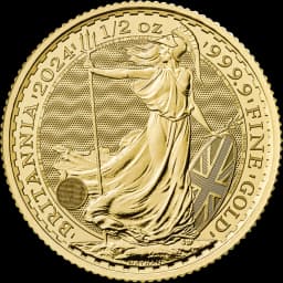 Britannia goud 1/2 troy ounce 2
