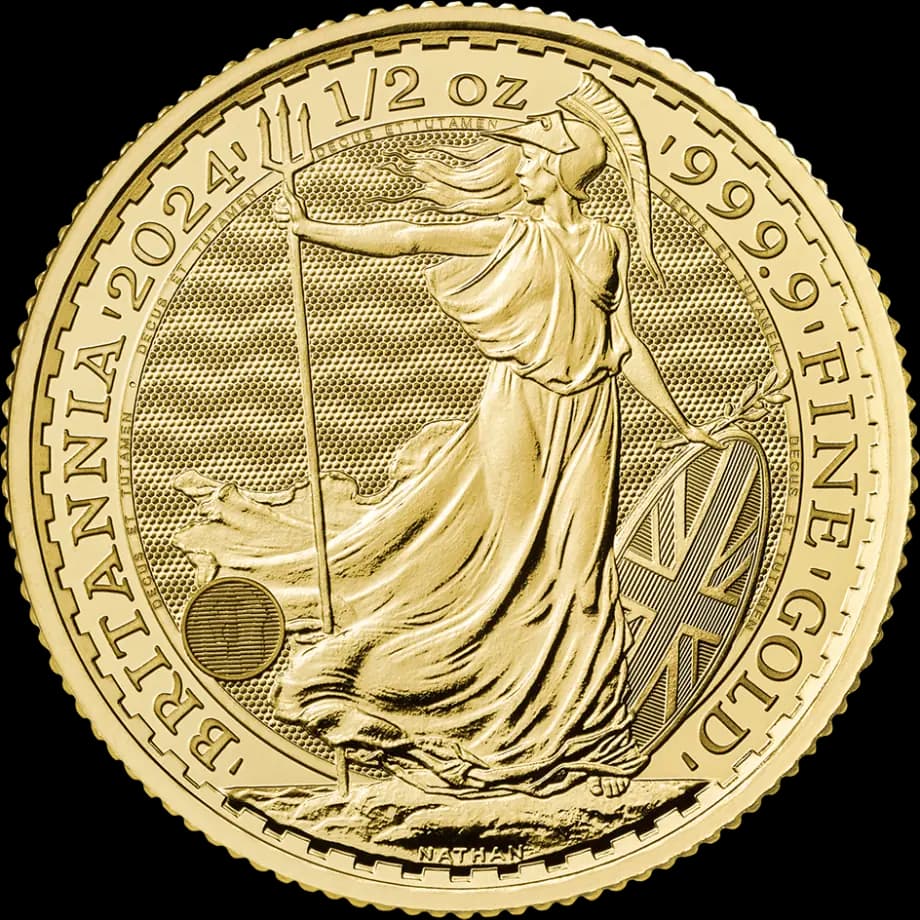 Britannia goud 1/2 troy ounce