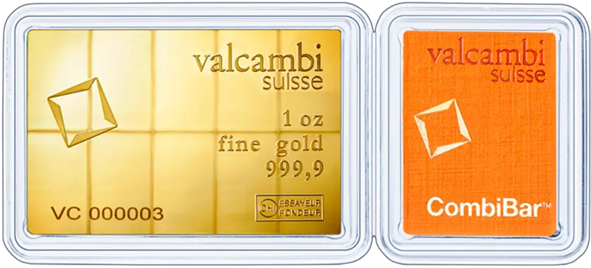 Combibar goud 1 troy ounce