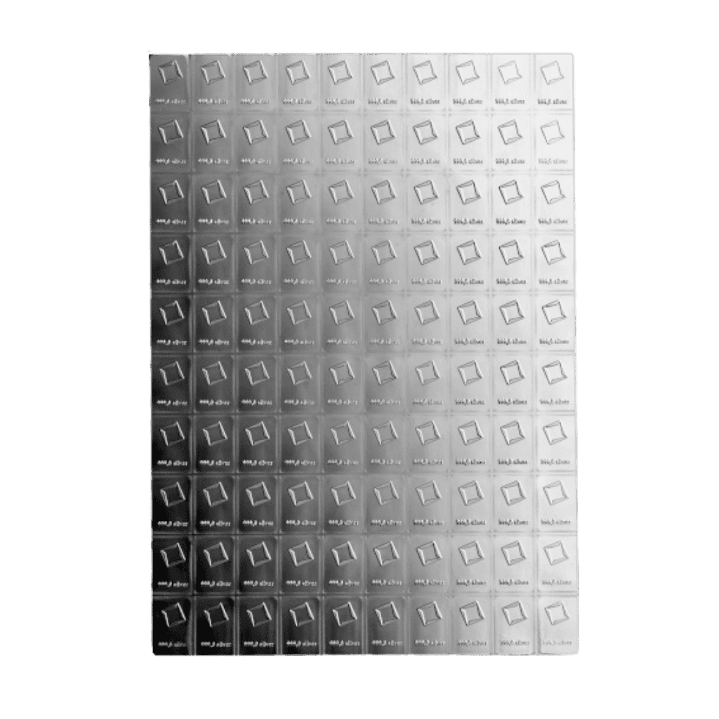 100 gram zilveren Combibar divers