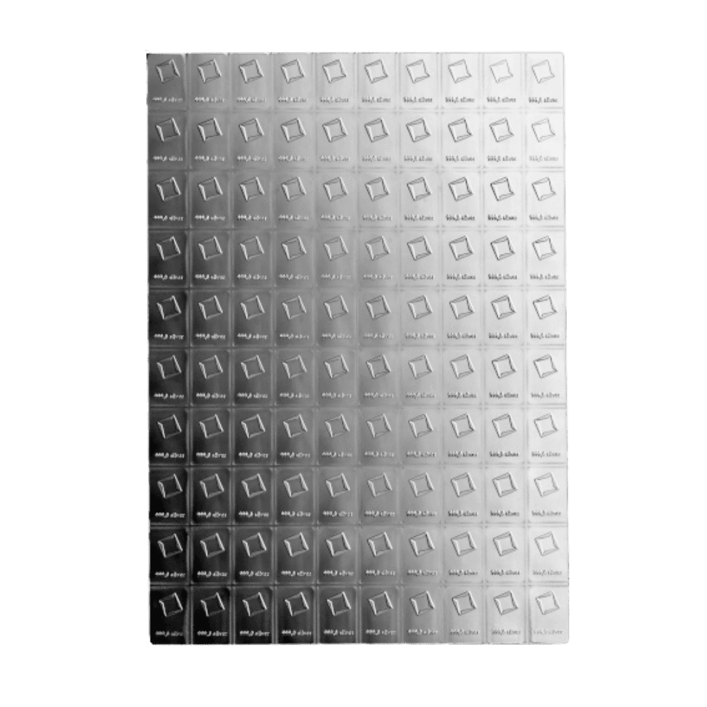 100 gram zilveren Combibar divers