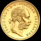 Gouden 1 dukaat munt Oostenrijk 1