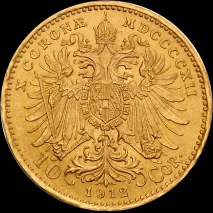 Gouden 10 corona munt Oostenrijk