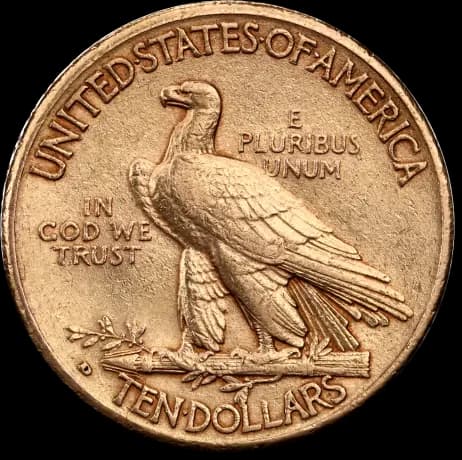 Gouden 10 dollar eagle munt