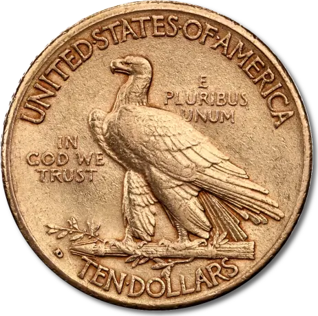 Gouden 10 dollar eagle munt