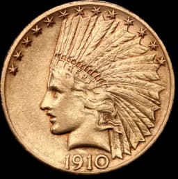 Gouden 10 dollar eagle munt 2