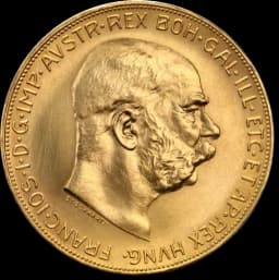 Gouden 100 corona munt Oostenrijk 1