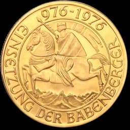 Gouden 1000 schilling Babenberger Oostenrijk 1
