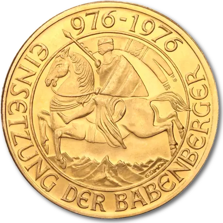 Gouden 1000 schilling Babenberger Oostenrijk