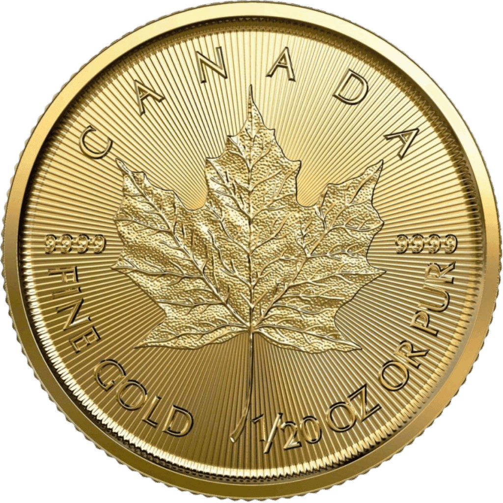 Diverse 1/20 troy ounce gouden munt