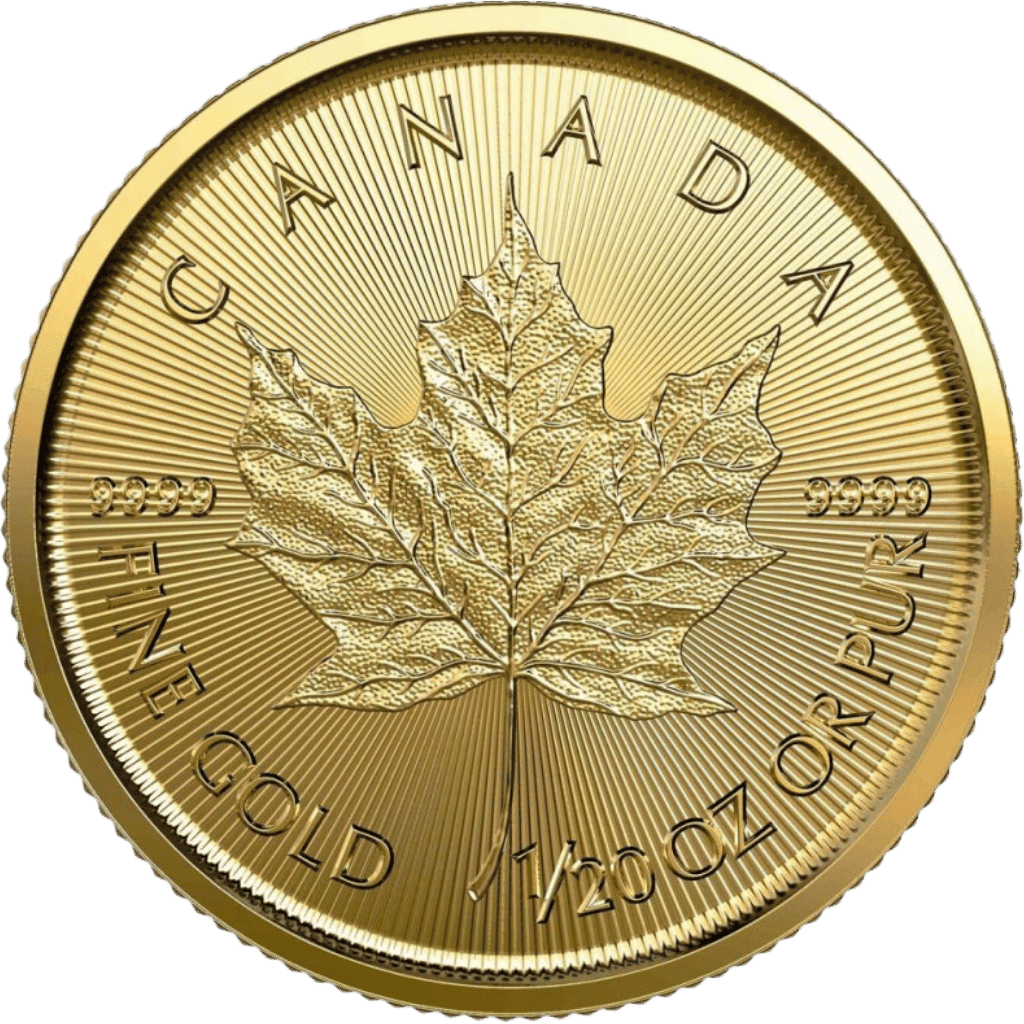 Diverse 1/20 troy ounce gouden munt