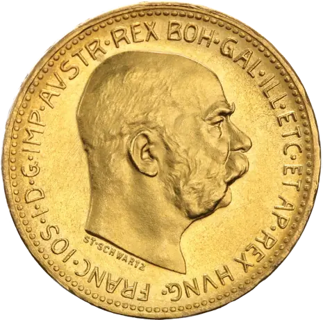 Gouden 20 corona munt Oostenrijk