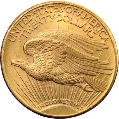 Gouden 20 dollar double eagle munt