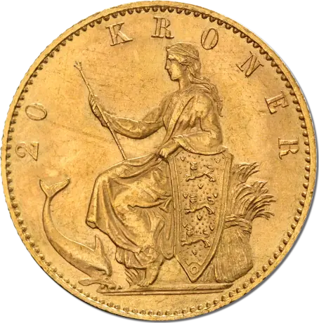 Gouden 20 kroon 1863 - 1906
