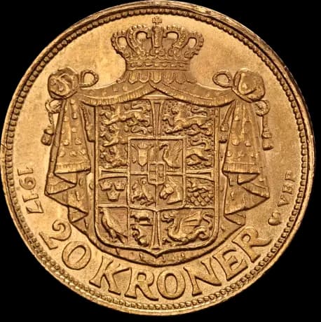 Gouden 20 kroon 1913 - 1917