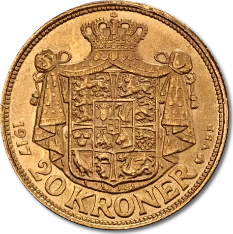 Gouden 20 kroon 1913 - 1917