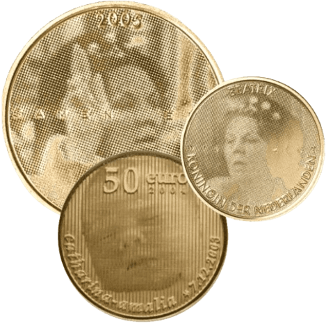 Gouden 50 euro munt