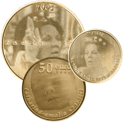 Gouden 50 euro munt