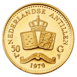 Gouden 50 gulden Nederlandse Antillen 1