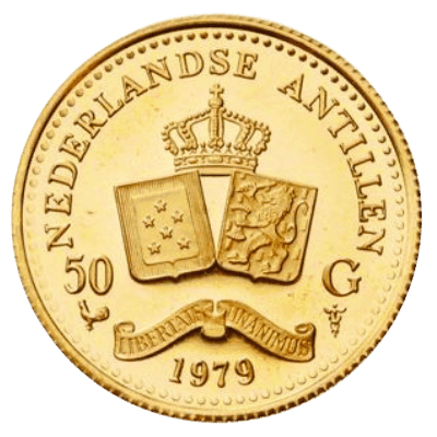 Gouden 50 gulden Nederlandse Antillen