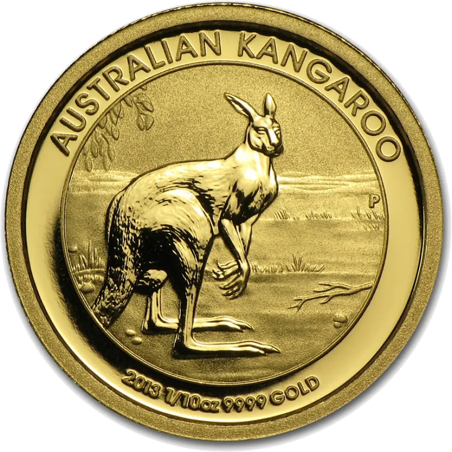 Kangaroo goud 1/10 troy ounce