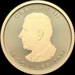 Maple Leaf goud 1/2 troy ounce 1