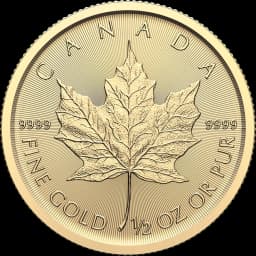 Maple Leaf goud 1/2 troy ounce 2