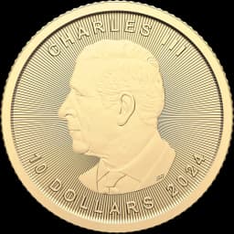 Maple Leaf goud 1/4 troy ounce 1