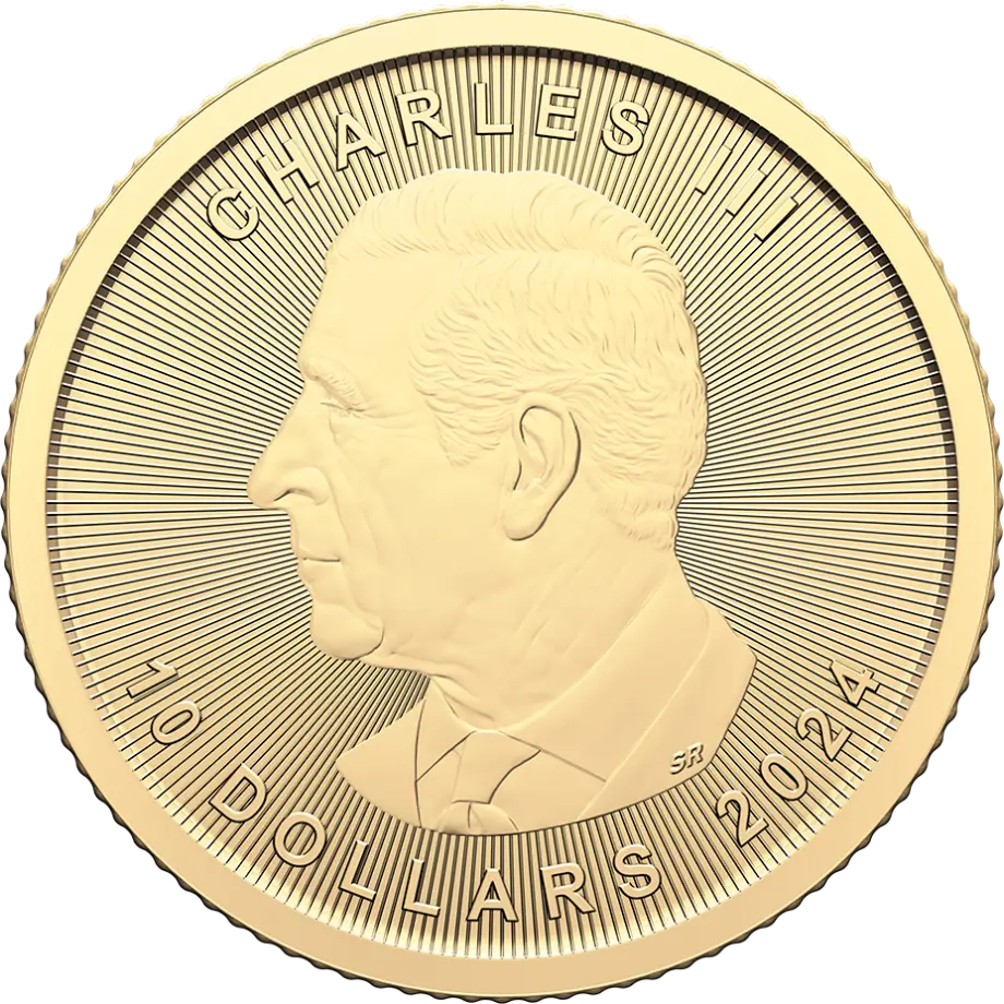 Maple Leaf goud 1/4 troy ounce