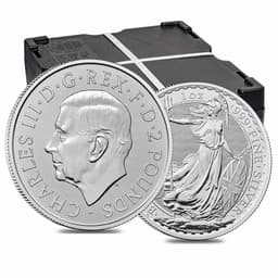 Monsterbox 1 troy ounce zilveren Britannia (500 stuks) 1