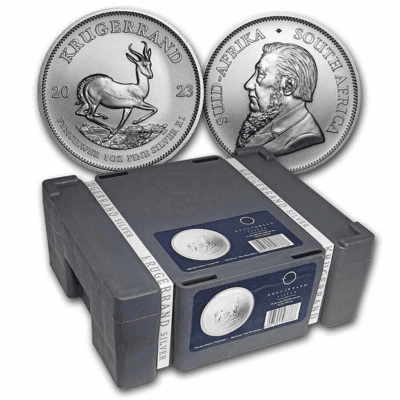 Monsterbox 1 troy ounce zilveren Krugerrand (500 stuks)