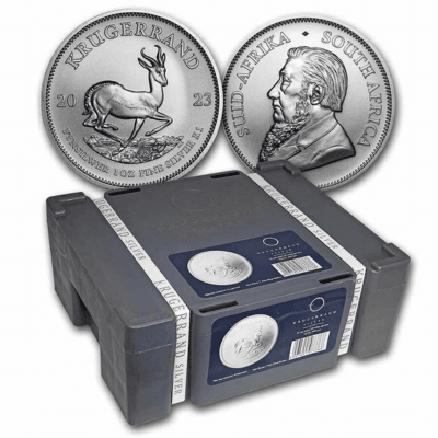 Monsterbox 1 troy ounce zilveren Krugerrand (500 stuks)