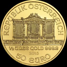 Philharmoniker goud 1/2 troy ounce 1