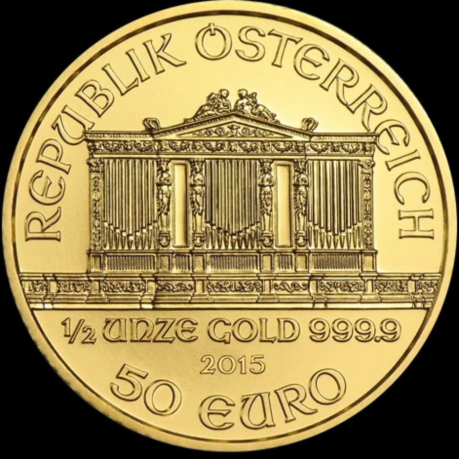 Philharmoniker goud 1/2 troy ounce