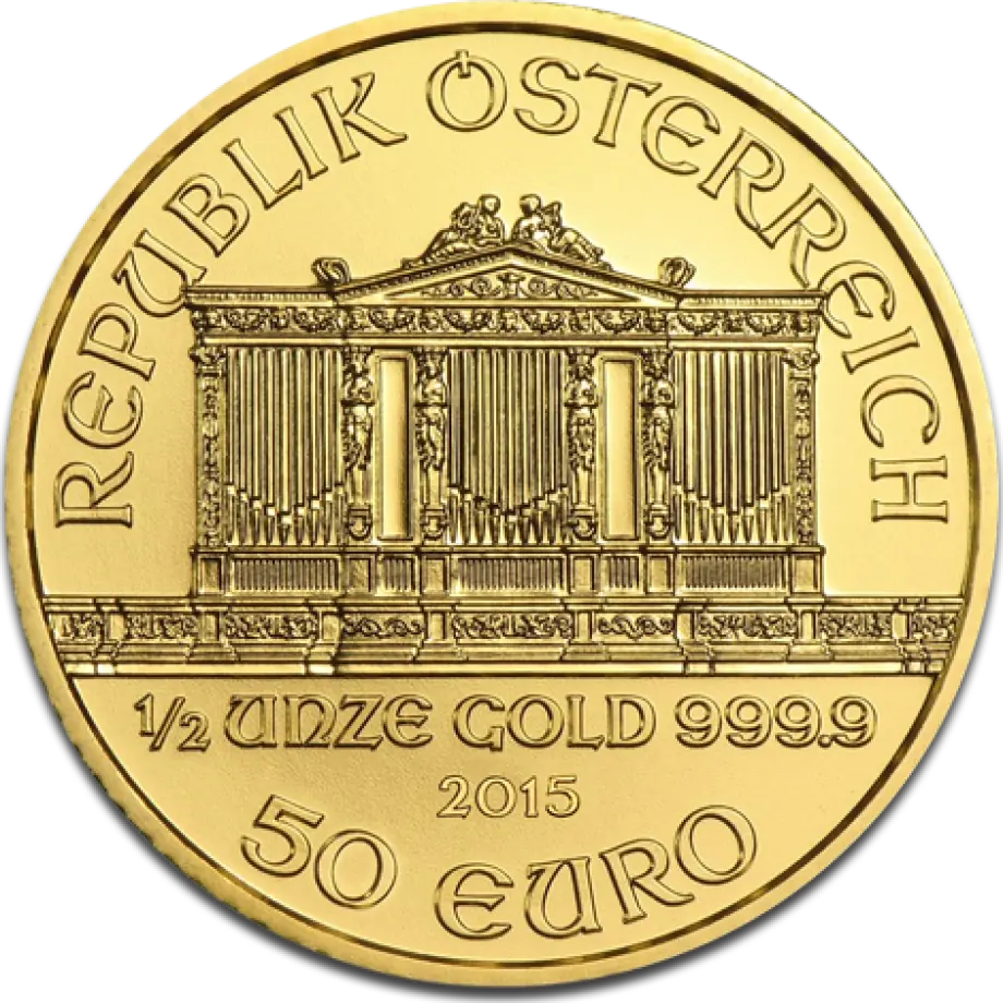 Philharmoniker goud 1/2 troy ounce