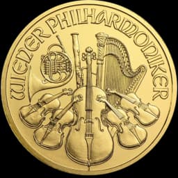Philharmoniker goud 1/2 troy ounce 2