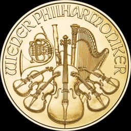 Philharmoniker goud 1/25 troy ounce 1