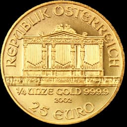 Philharmoniker goud 1/4 troy ounce 2