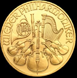 Philharmoniker goud 1/4 troy ounce 1