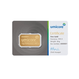 10 gram goudbaar Umicore 1