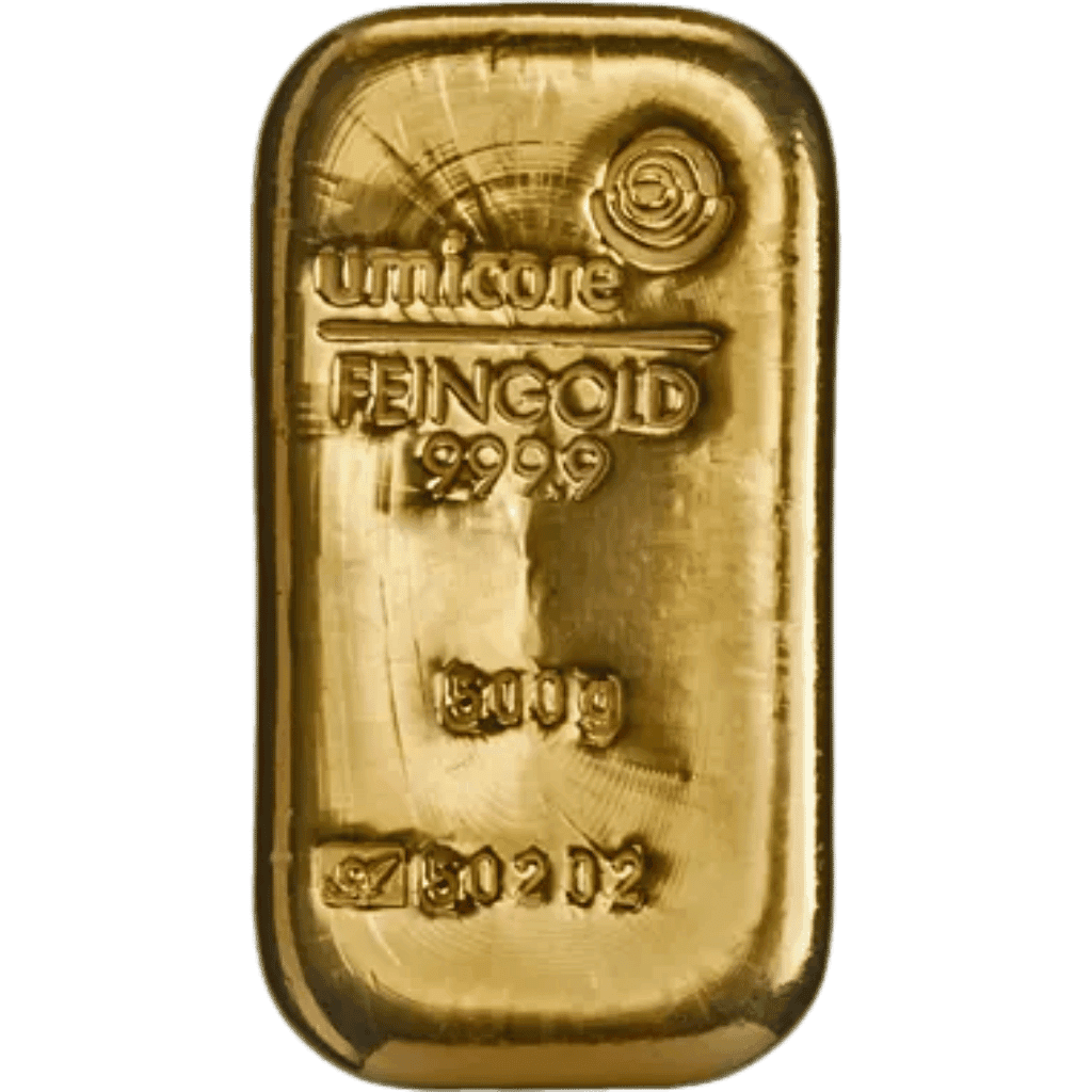 500 gram goudbaar Umicore