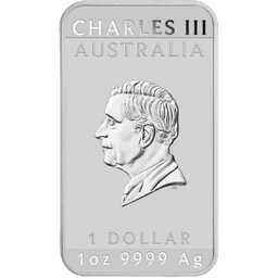 Rectangular Dragon muntbaar zilver 1 troy ounce 2