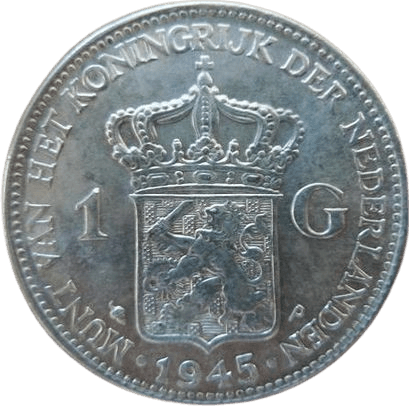 Zilveren gulden van voor 1945
