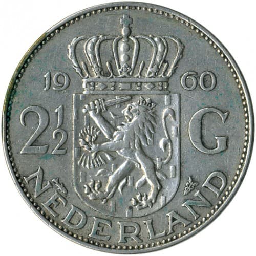 1 kilo zilveren Nederlandse gulden munten