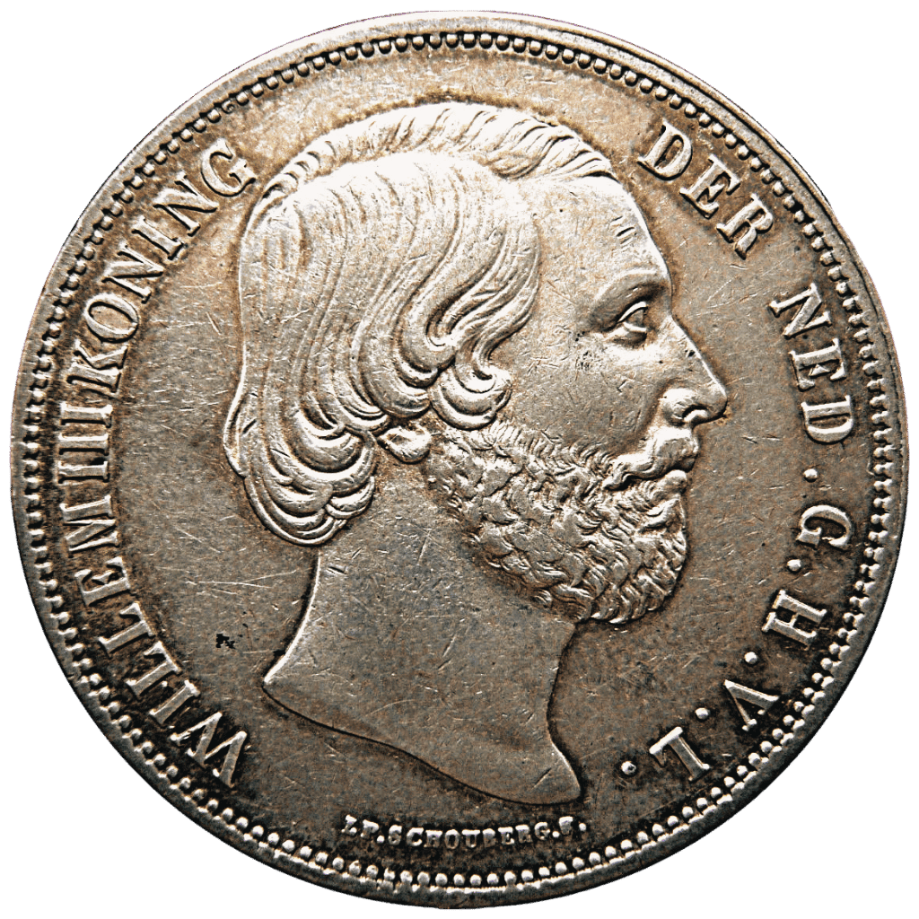 Zilveren rijksdaalder Willem I, II en III