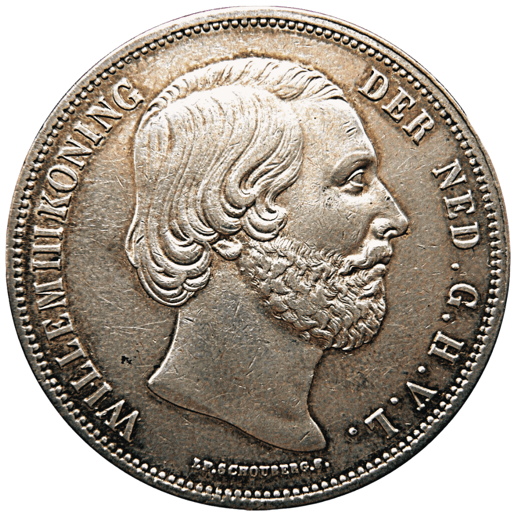 Zilveren rijksdaalder Willem I, II en III