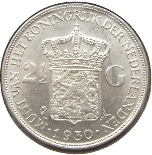 Zilveren rijksdaalder van voor 1943